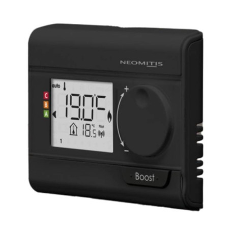TELECOMMANDE RADIO - TOUT SECHE SERVIETTE ECOSENS NEOMITIS - NOIR