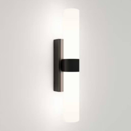 APPLIQUE - ARDEC V DOUBLE - 6W - 830/840 - 800LM - IP44 - NOIR - CLII