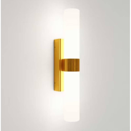 APPLIQUE - ARDEC V DOUBLE - 6W - 830/840 - 800LM - IP44 - LAITON - CLII