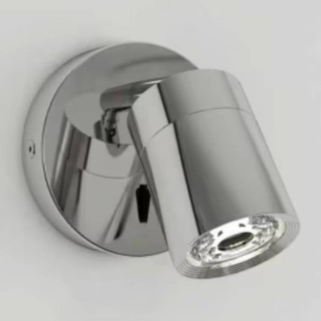 SPOT SUR PATERE - LUNA - 6W - 840 - 540LM - CHROME - IP44 - CLII - INTER