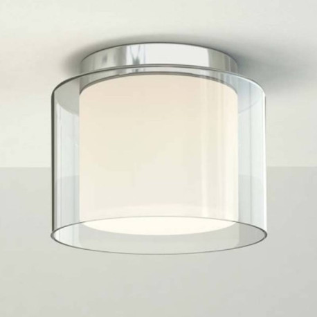 PLAFONNIER - AZARO - 12W - 830/840 - 500LM - IP44 - CHROME - CLII - Ø250