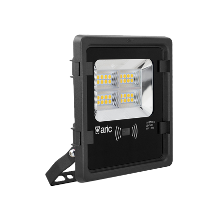 Projecteur extérieur LED TWISTER 3 Sensor - avec détecteur - 45W - 3000K - 4950Lm - Non dimmable - Avec ampoule - Noir