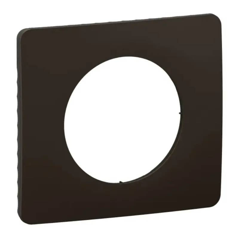                         Plaque de finition Céliane Legrand - 1 poste - Noir mat