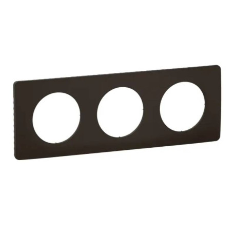 PLAQUE - 3 POSTES - NOIR - CELIANE