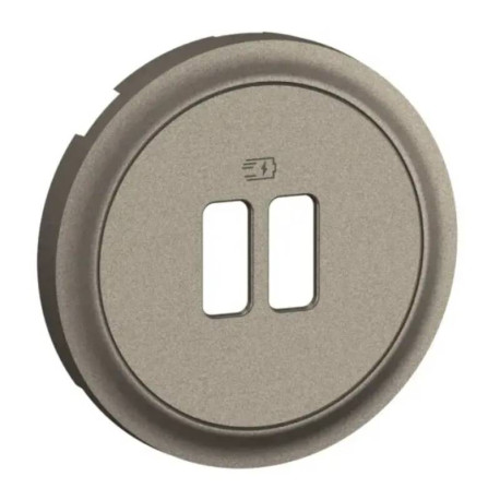 ENJOLIVEUR - PRISE 2XUSB TYPE C - TITANIUM - CELIANE