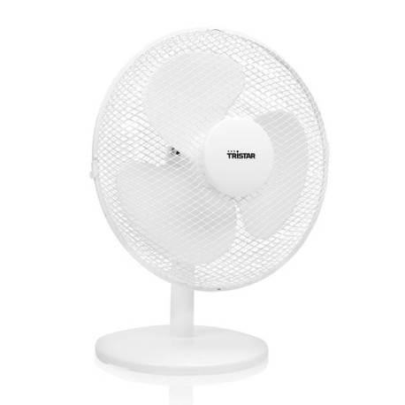VENTILATEUR - TABLE - Ø30cm - 40W - 3 VITESSES - PIVOTANT - BLANC
