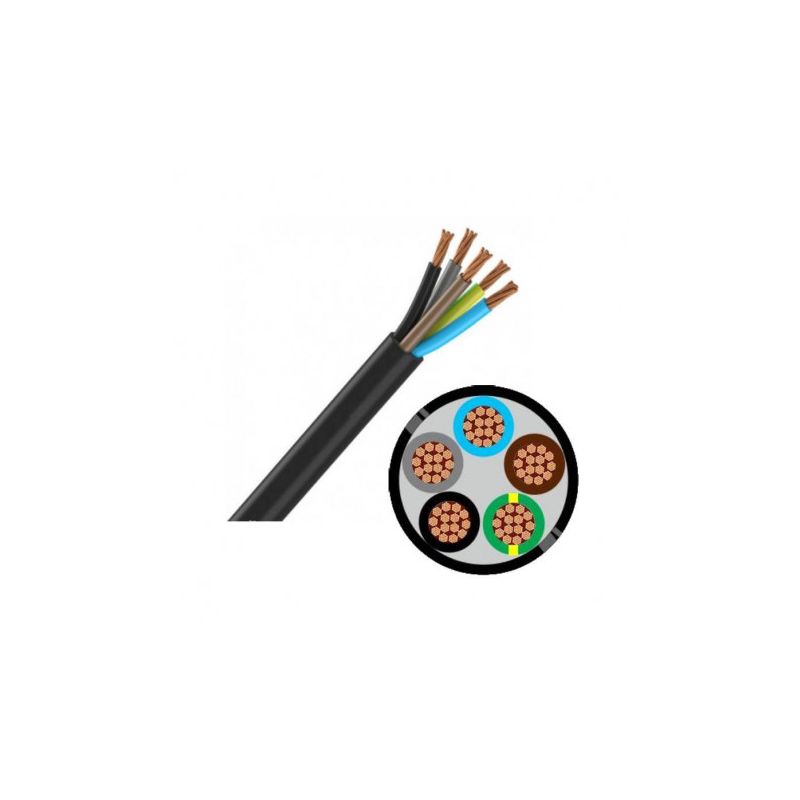                         Câble cuivre R2V 5G6 - Au mètre