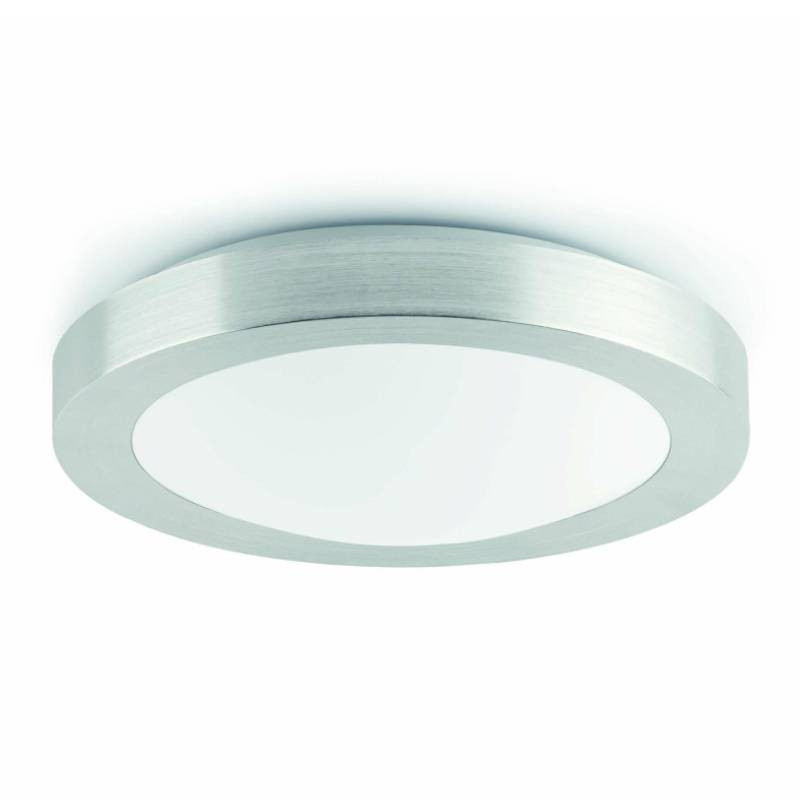                         PLAFONNIER - LOGOS 1 - E27 - IP44 - ALU - CLII - Ø350mm