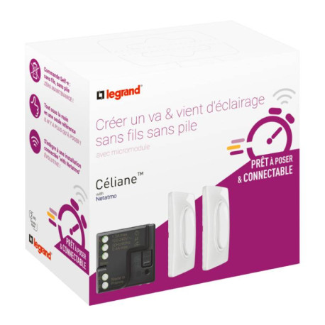 KIT 2 INTER VV - BLANC - SANS FIL - PRET A POSER - CELIANE 
