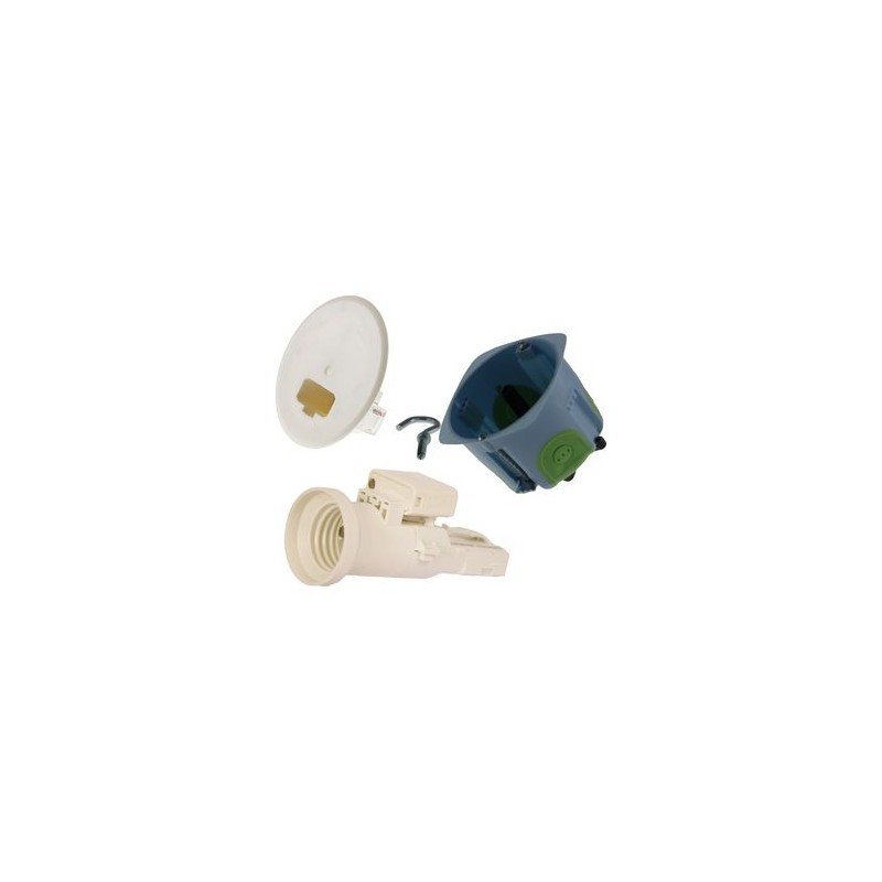                         Kit DCL point de centre + fiche/douille E27 - diamètre 67 mm