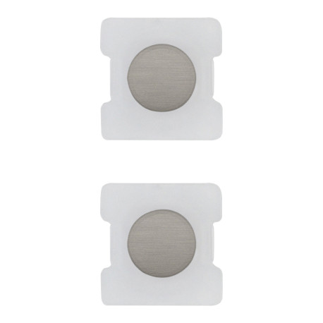 BOUTON - EIKON TONDO - NICKEL BROSSE - (2 pcs)