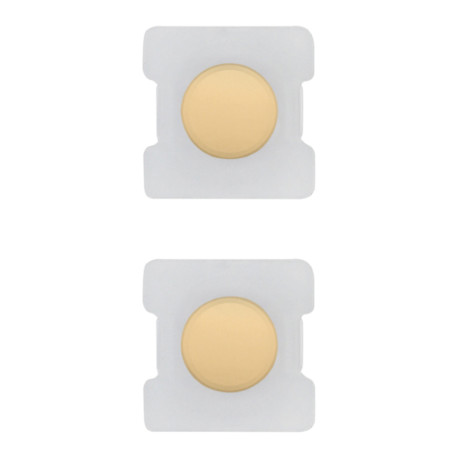 BOUTON - EIKON TONDO - OR BRILLANT - (2 pcs)