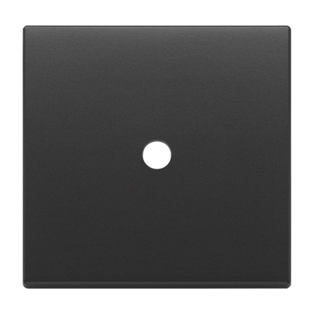 PLAQUE - 1 BOUTON - EIKON TONDO - ANTHRACITE