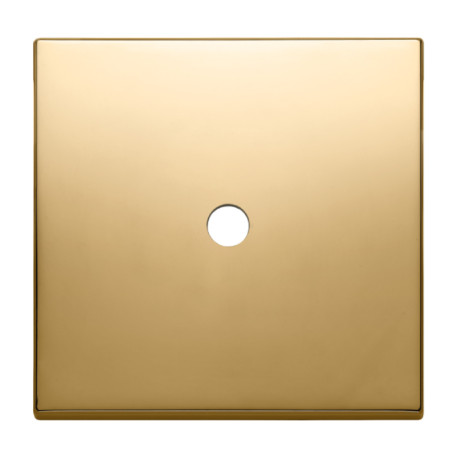 PLAQUE - 1 BOUTON - EIKON TONDO - OR BRILLANT