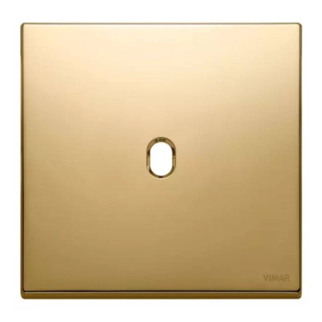 PLAQUE - 1 BOUTON - EIKON VINTAGE - OR BRILLANT