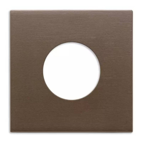 PLAQUE - EIKON - BRONZE FONCE BROSSE