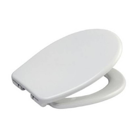 ABATTANT WC - THERMOSOUPLE - BLANC - FERMETURE RALENTIE