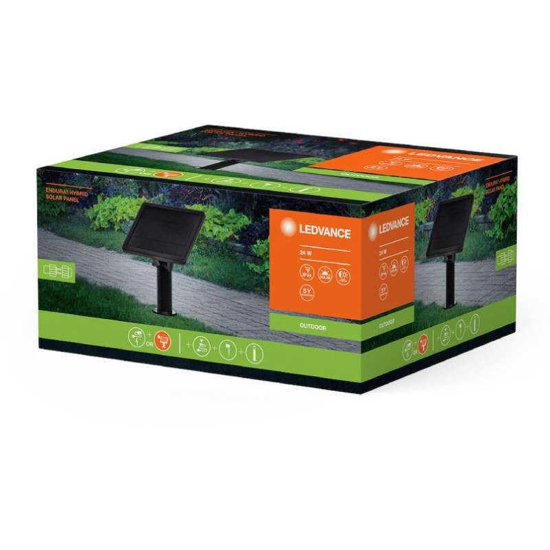                         PANNEAU PHOTOVOLTAIQUE - POUR HYBRID - SOLAIRE - BATTERIE INTEGREE - 12V