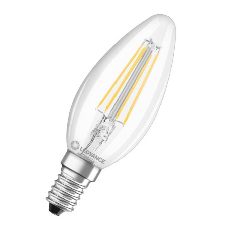 LED FILAMENT FLAMME - E14 - CLAIRE - 5.5W - 827 - 806LM