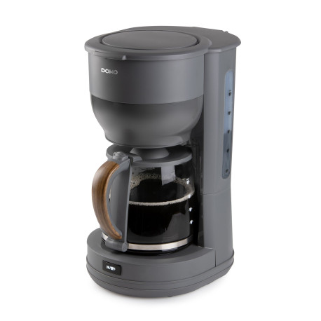 CAFETIERE - WOOD YOU - 10 TASSES - GRIS/BOIS - 1.25L