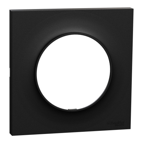 PLAQUE - 1 POSTE - NOIR - ODACE-R
