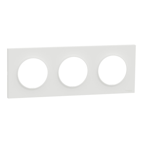 PLAQUE - 3 POSTES - BLANC - ODACE-R