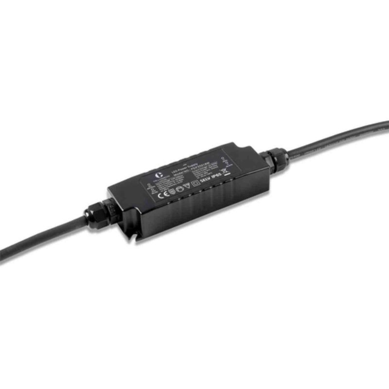                         Convertisseur courant constant Indigo - 1-9W - 350mA - IP65 - 200/240Vac - Noir - PSIP3509W