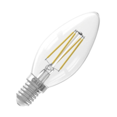 LED FILAMENT FLAMME - E14 - CLAIRE - 4W - 827 - 470LM