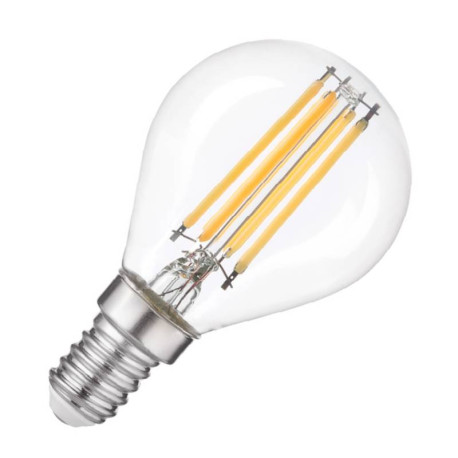 LED FILAMENT SPHERIQUE - E14 - CLAIRE - 4W - 827 - 470LM