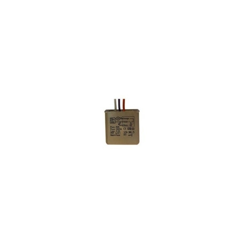                         Micromodule filaire télévariateur numérique - 500W - Encastré