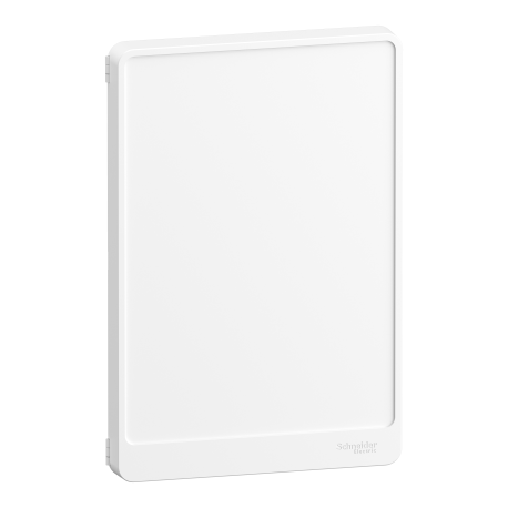 Porte Styl blanche pour coffret de répartition Resi9 - 13 modules - 2 rangées