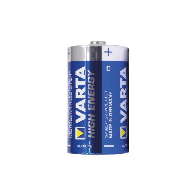                         Piles Alcalines - D LR20 X 2 - High Energy
