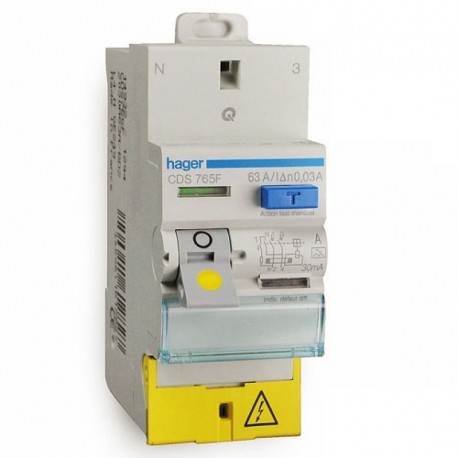 Interrupteur différentiel type AC 63A - SanVis