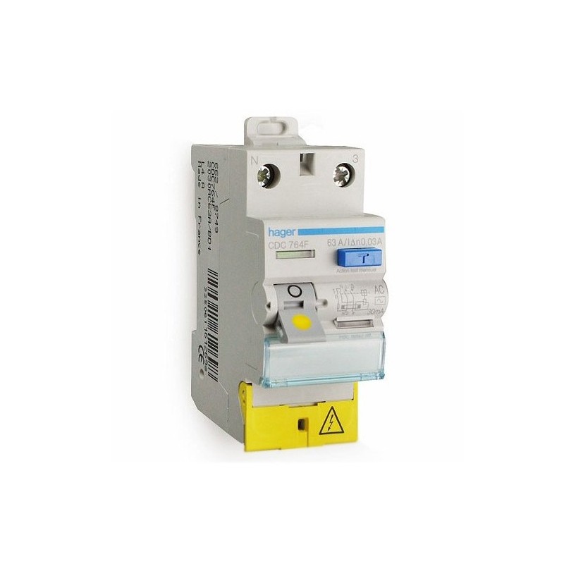                         Interrupteur différentiel type AC 63A