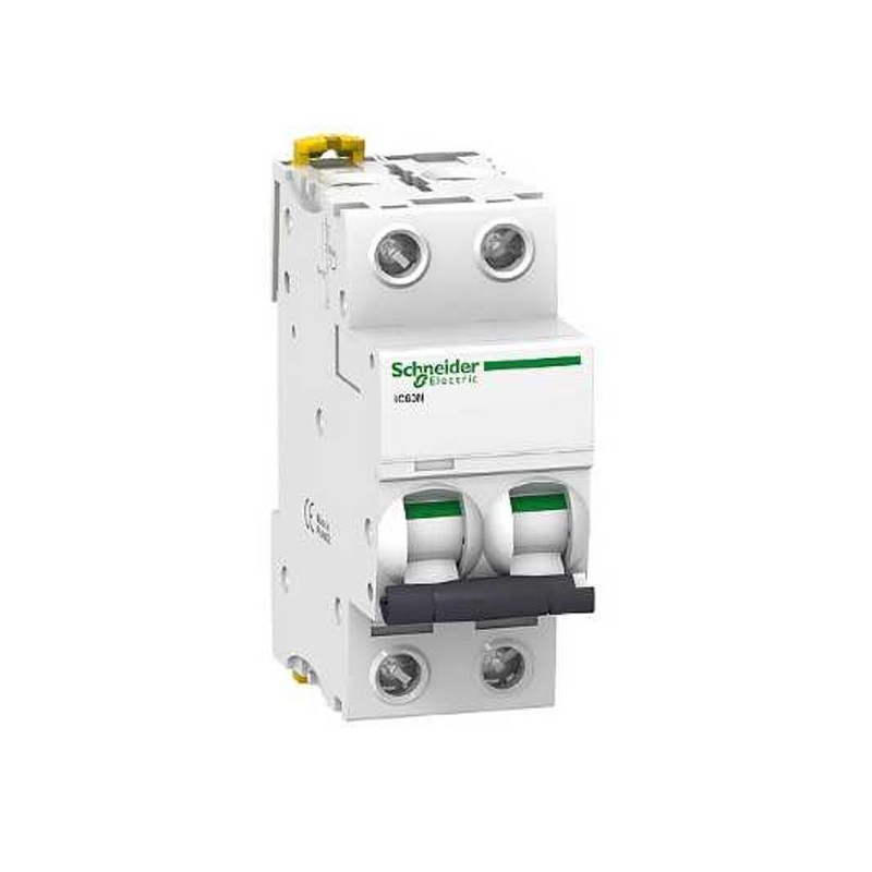                         Disjoncteur  2 A - Acti9 - iC60N - 2P - Courbe D