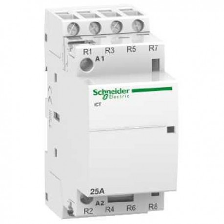 Contacteur 25A - 4NF - 230...240VCA - 50Hz - Acti9 - iCT
