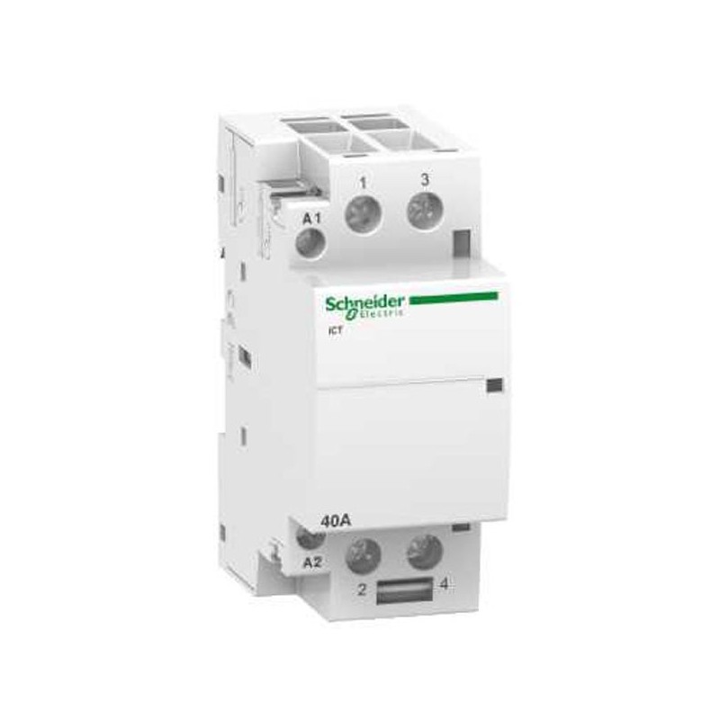                         Contacteur 40A - 2NO - 230...240VCA - 50Hz - Acti9 - iCT