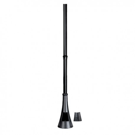 Mât avec trappe de visite - Ø 60mm - Hauteur 2,50m - Noir