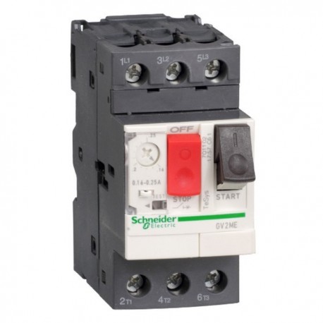 DISJONCTEUR MOTEUR - MAGNETOTHERMIQUE - 3P - 1 a 1,6A