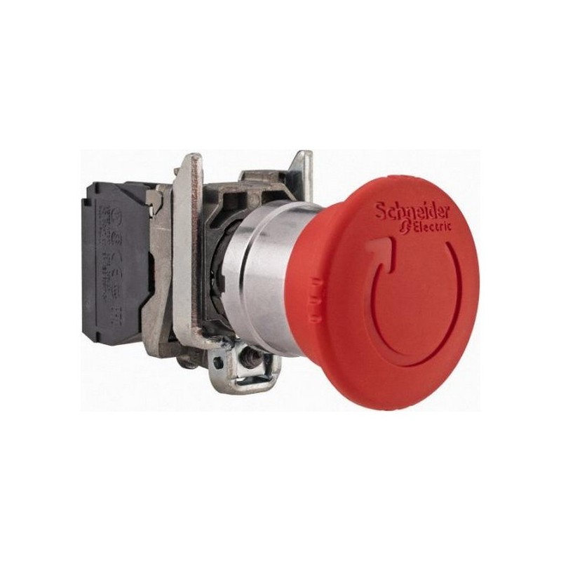                         Bouton-poussoir Harmony XB4 - Arrêt d'Urgence - 1O - Ø40 - P-T