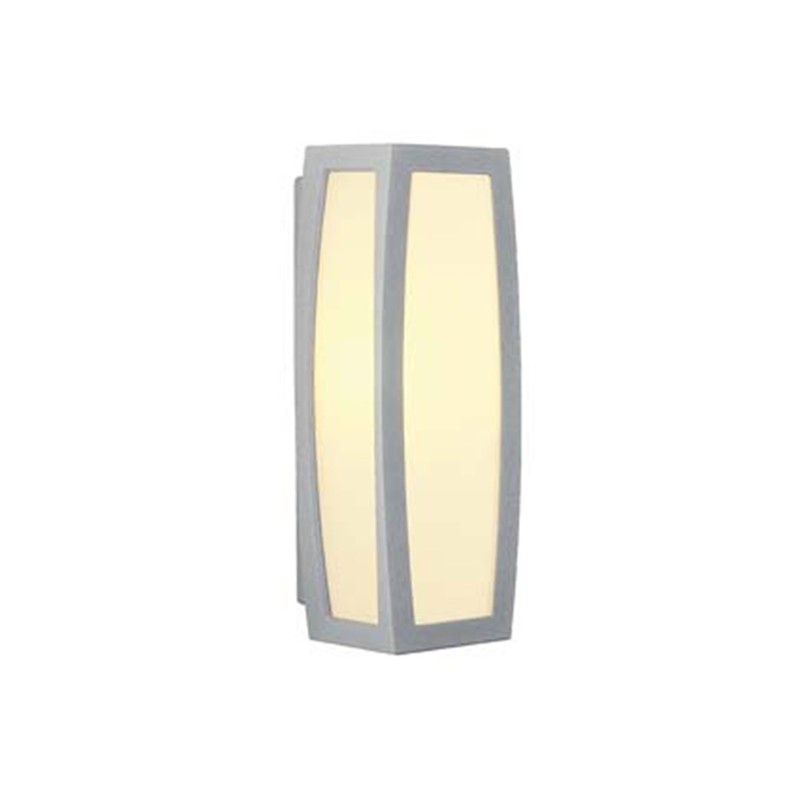                         Applique Meridian Box - Gris argent - 25W - Sans ampoule - Détecteur de mouvement