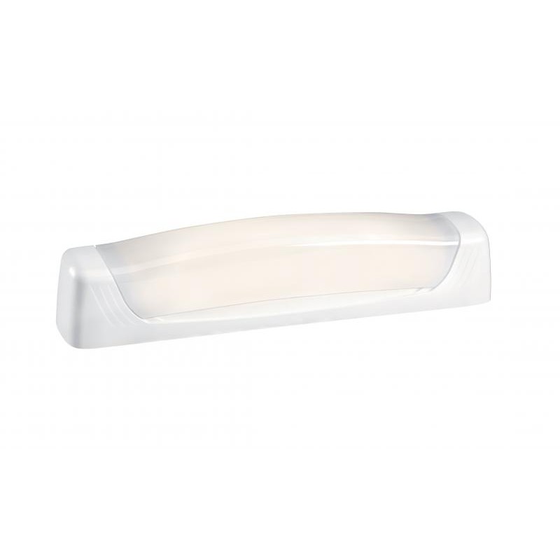                         Réglette LED murale blanche TALASSO pour salle d'eau - 6W - 2700K - IP21 - Non dimmable - Avec ampoule