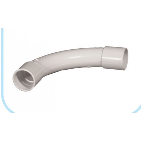 Coude grand rayon IRL'OC pour tubes IRL - Ø16 mm - Gris