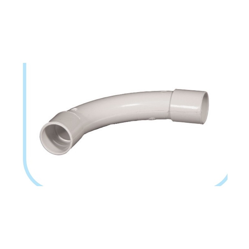                         Coude grand rayon IRL'OC pour tubes IRL - Ø16 mm - Gris
