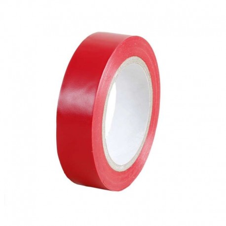 Ruban isolant adhésif Isola - Rouge - 10 Mètres x 15 mm