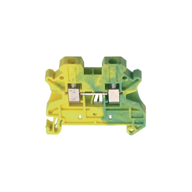                         Blocs de jonction simple - UT 2,5 - 2 Connexions - Raccordement vissé - Jaune / vert
