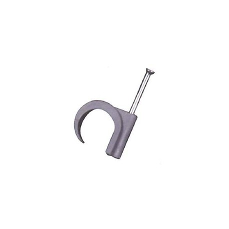 Attache pontet multi-diamètres - Diamètre 20 à 25mm - Longueur de pointe 50 mm - Gris 