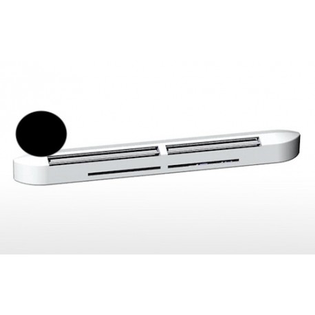 ENTREE D'AIR - HYGRO B - 5/45m3 - AVEC GRILLE NOIRE