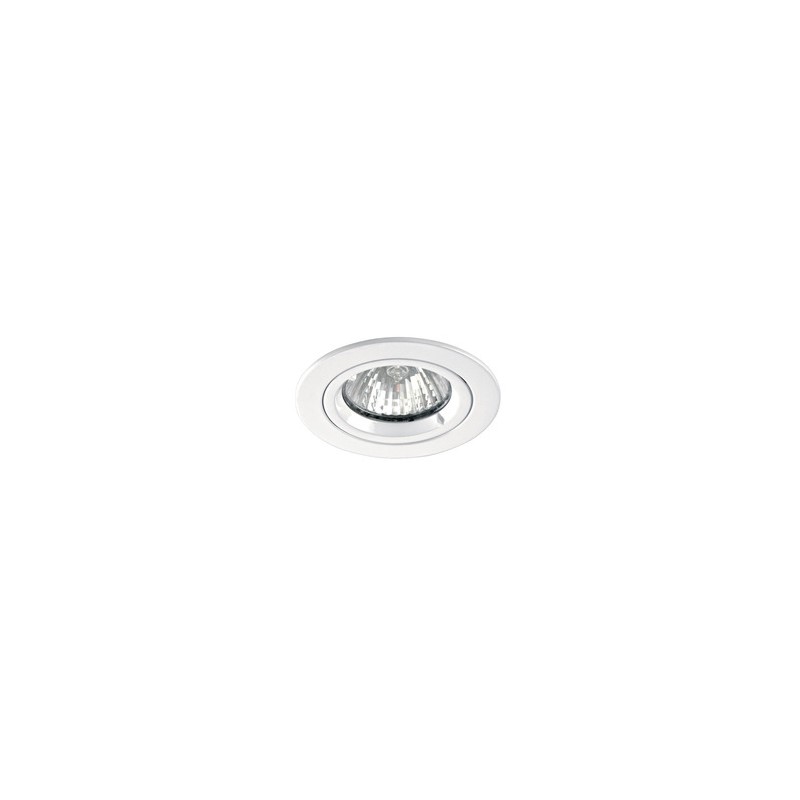                         Spot encastré fixe Speed 50 R 230 - GU10 - 50W - Rond - Aluminium blanc - Sans ampoule 