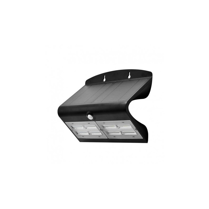                         APPLIQUE SUNNY LED SOLAIRE 6.8W 840 880LM DETECTEUR IP65 NOIR